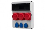 Розподільна коробка FEMO 13M - розетки 3x16A 5P, 3x230V