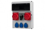 Розподільна коробка FEMO 13M - розетки 2x16A 5p, 3x230V, L/P (32A)