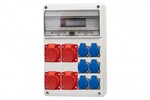 Розподільна коробка LEGATO 16M - розетки 16A 5p, 3x32A 5p, 6x230V