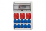 Розподільна коробка LEGATO 16M - гнізда 2x16A 5p, 32A 5p, 10x230V