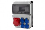 Розподільна коробка LAGO 10M BICOLOR - розетки 16A 5p, 4x230V