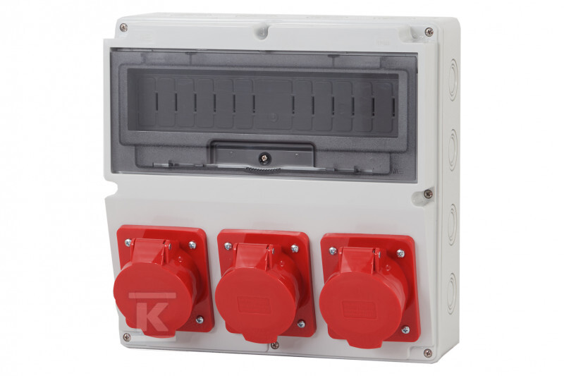 Розподільчий щит LAGO 14M - гнізда 16A - F3.1016