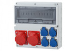 Розподільна коробка LAGO 14M - розетки 2x16A 5p, 4x230V