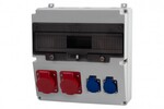 Розподільна коробка LAGO 17M - розетки 2x32A 5p, 2x230V