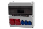 Розподільна коробка LAGO 17M - розетки 16A 5p, 32A 5p, 3x230V