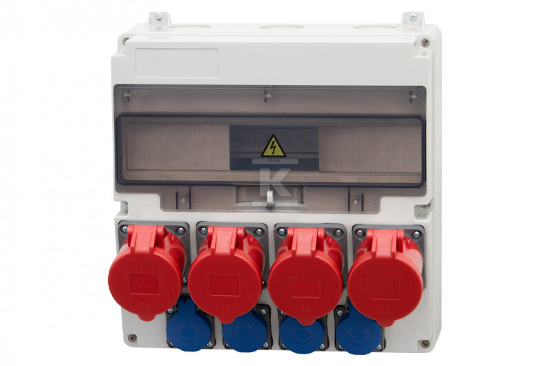 Distribution box LAGO 17M - 4x32A 5P - F3.0760