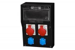 Розподільна коробка LIDO 12M - розетки 2x32A 5p, 2x230V