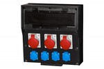 Розподільна коробка LIDO 18M - гнізда 3x32A 5P, 4x230V