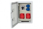 Будівельна розподільна коробка RB-250 16A5p, 32A5p, 2x230V, 0/1 (32A)