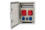 Будівельна розподільна коробка RB-300 12M 2x16A5p, 2x230V, 0/1 (32A)