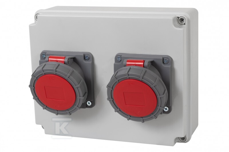 Розподільчий щит R-240 2x32A 5p IP65 - F3.0332