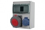 Розподільна коробка R-240 8M - розетки 16A 5p, 230V IP65