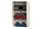 Розподільна коробка ULISSE 12M - розетки 16A 5p, 32A 5p, 2x230V IP65
