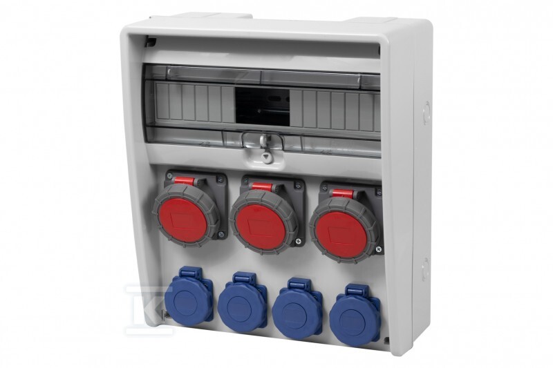Quadro elettrico ULISSE 17M - prese - 74186.3