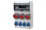 Розподільна коробка LEGATO 16M - гнізда 3x32A 5p, 4x230V IP65