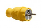 Гумова вилка NOVA 16A 230V жовта