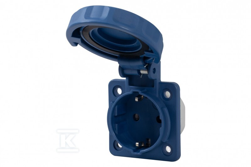 Розетка панельна 16A 250V 2P+Z SCHUKO - F6.0456
