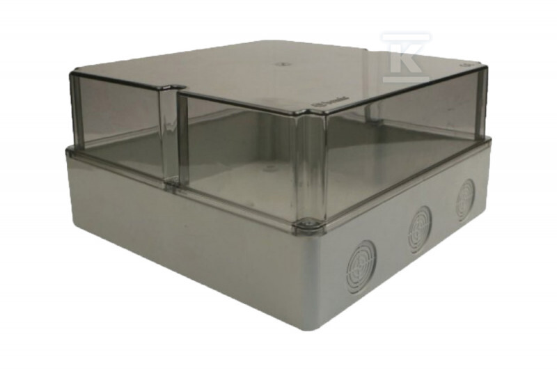 Caja BS 340x340x160 tapa transparente - F1.0241