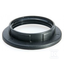 Collar para portalámparas E27-1 negro - F4.0192