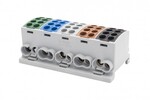 Клемна колодка HLK 5x100A-2 (1x25,1x16 / 1x25,1x16) (3L+N+PE)