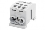 HLK terminal 125A-3 (1x35.2x25 / 1x35.2x25) - grey