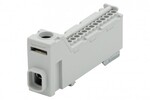 Listwa prądowa ZPS 1x25, 13x2,5 szara