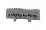 Listwa prądowa  ZPI 12-modułowa 12x16mm2 - szara