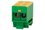 Listwa zaciskowa LZ w korpusie ZU 1-torowa 2x35mm2 / 2x35mm2 - Al/Cu żółto/zielona