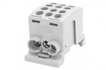 Zacisk HLK 100A-3 (1x25,2x16 / 1x25,2x16) - szary