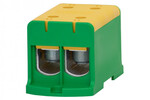 Listwa zaciskowa LZ w korpusie ZU 1-torowa 2x240mm2 /2x240mm2 - Al/Cu żółto/zielona