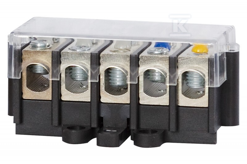 Клемна колодка LZW 5x50mm2 Cu/Al. + - F2.0221
