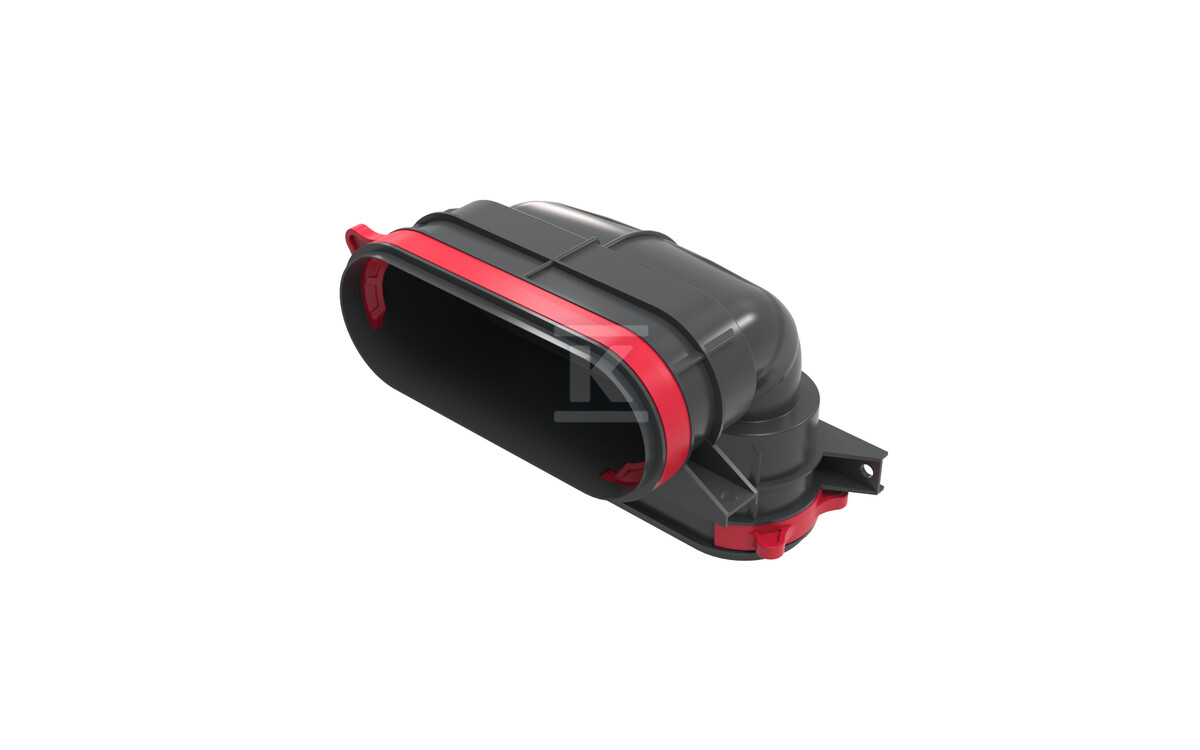Kolano pionowe do łączenia rur płaskich - 54013500100W