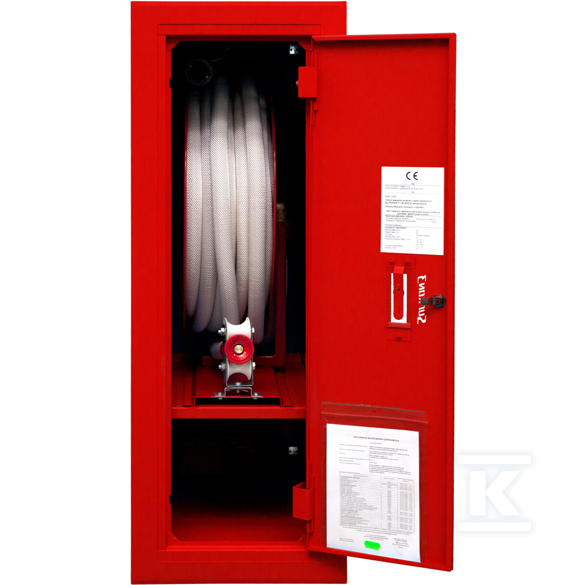 Hidrante DN25 embutido lateral, - S-25-WBG30-P-3000P