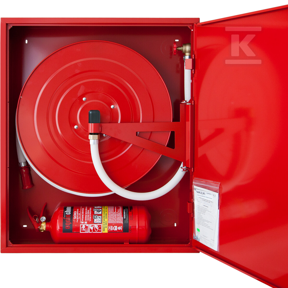 Fire hydrant DN25 suspended with space - S-25-ZGW30-P-3000