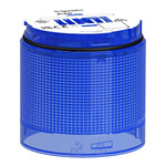 Módulo luminoso Harmony XV6, coluna luminosa Ø60 mm, lente azul, luz contínua