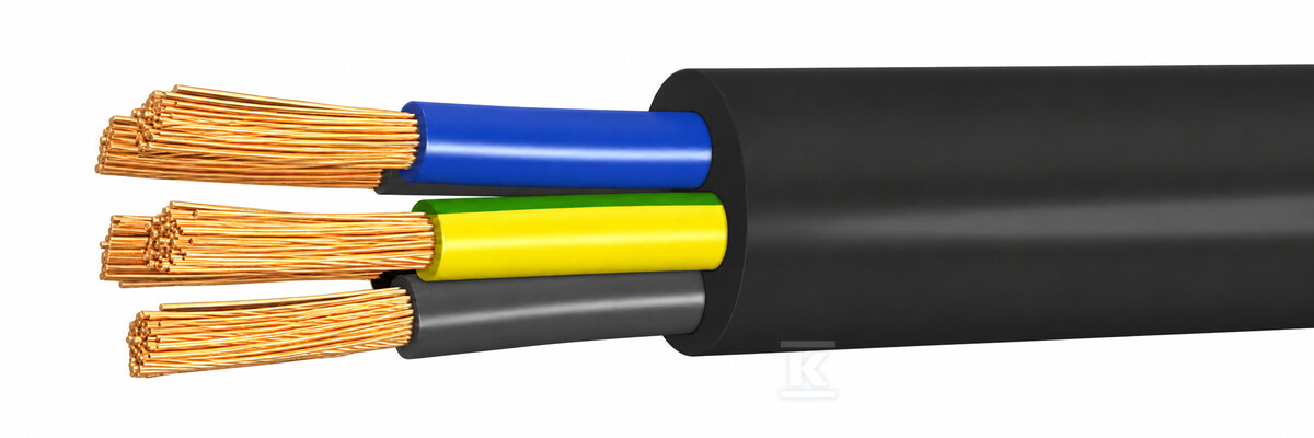 Műhelykábel H05VV-F (sárga-zöld) 5x1,5 - G-103160CZ