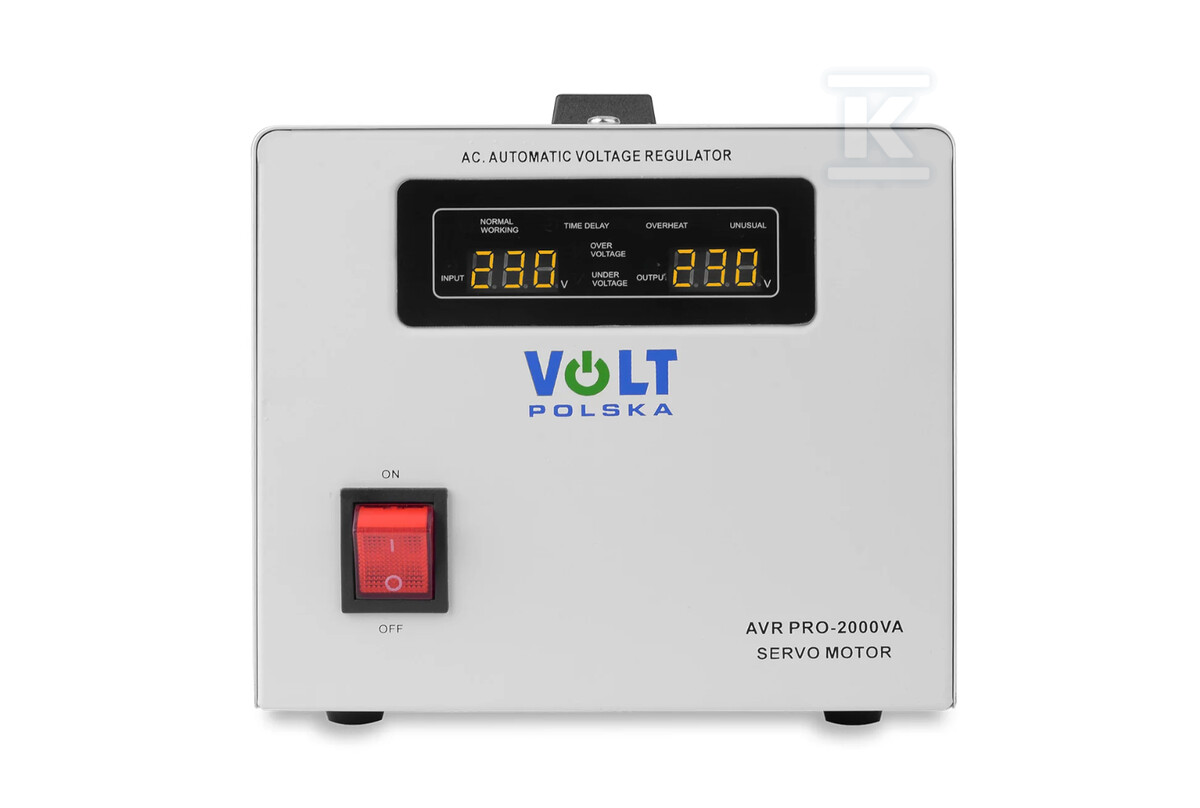 Stabilizator napięcia AVR PRO 2000VA 3% - 5AVRZP2000