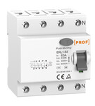 Disjoncteur différentiel 63A 4P 30mA Type A 6kA