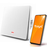 Inteligentny łącznik światła 1-kanałowy Wi-Fi Timer Tuya Smart Life biały, QOLTEC