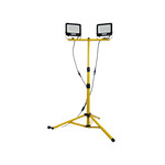 Naświetlacz LED na statywie regulowanym 56-160cm, 2x50W, 10000lm 4000K IP65