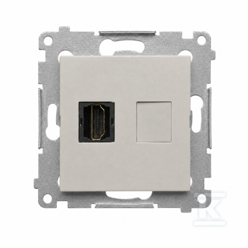 HDMI zásuvka, kašmírová Simon54, - DGHDMI.01/42