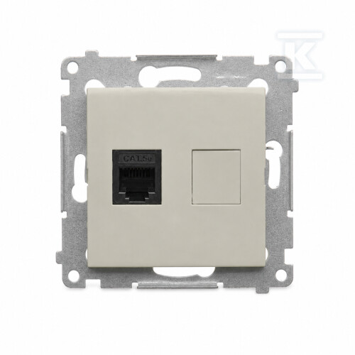 Telefonová zásuvka jednoduchá RJ12, - DT1.01/42