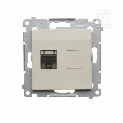 Kompjuterska utičnica jednostruka RJ45 - D61E.01/42