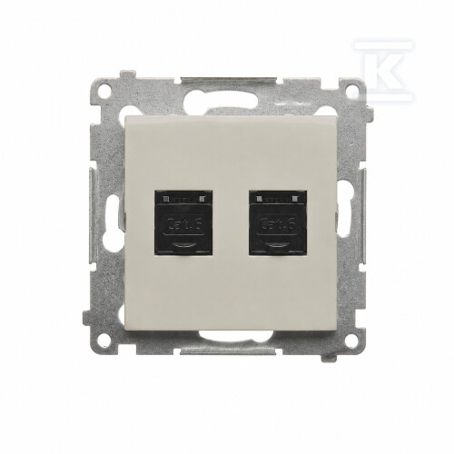 Подвійне комп'ютерне гніздо RJ45 - D62.01/42