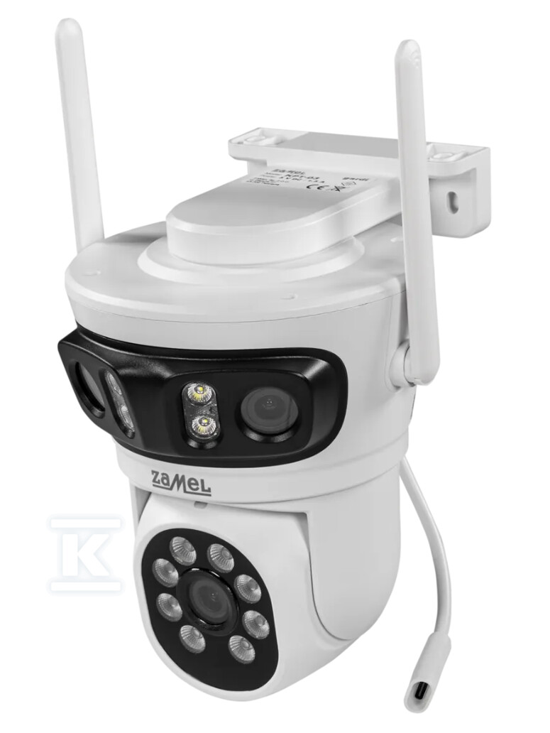 Vezeték nélküli PTZ kamera TUYA 3x2MP - GAR10000088