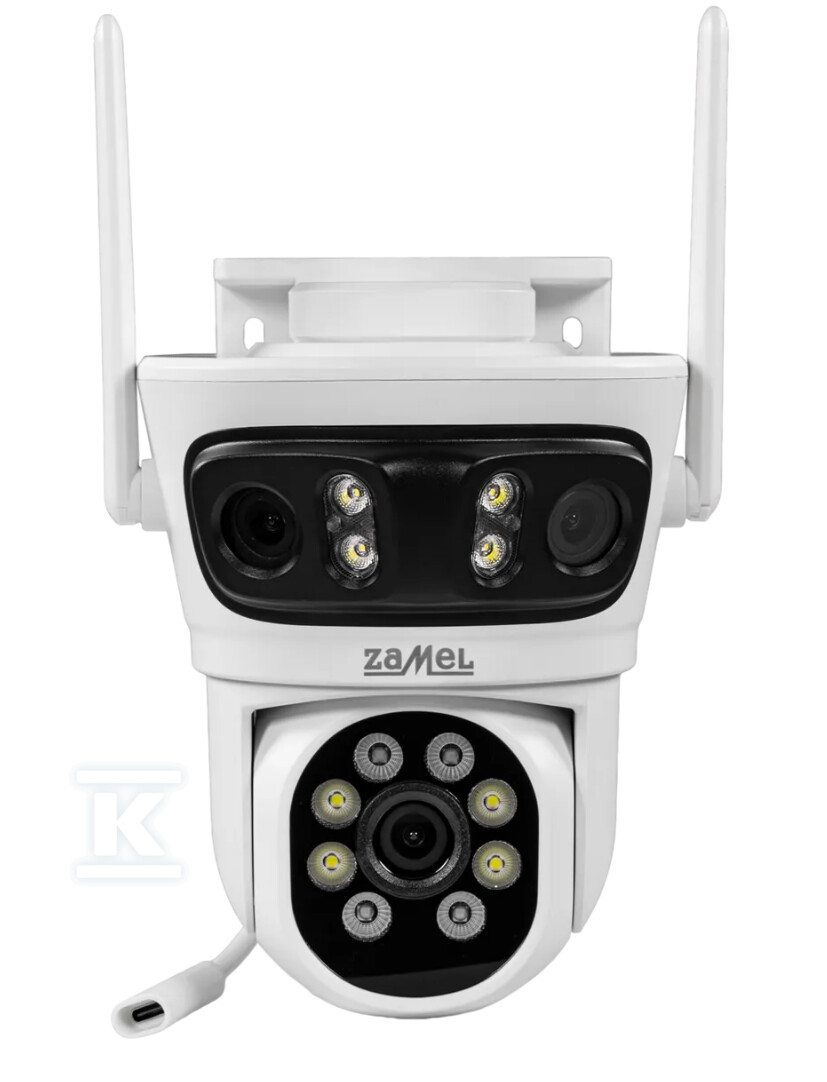 Vezeték nélküli PTZ kamera TUYA 3x2MP - GAR10000088