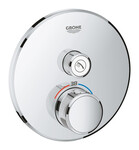 Термостатичний змішувач Grohtherm SmartControl для одного виходу води, нержавіюча сталь