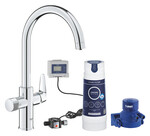 Zestaw startowy z baterią filtrującą GROHE Blue Pure BauCurve i filtrem S, chrom