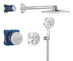 Podtynkowy zestaw prysznicowy Grohtherm SmartControl z deszczownicą Rainshower SmartActive 310, chrom