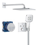 Podtynkowy zestaw prysznicowyGrohtherm SmartControl z deszczownicą Rainshower Mono 310 Cube, chrom